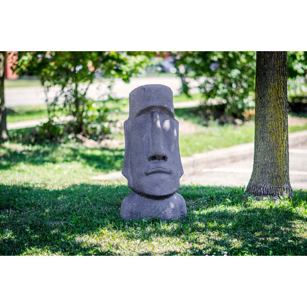 Easter Island Garden Statues / This large easter island head is the